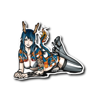 ドラゴンガール(タトゥーあり)