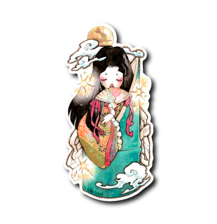 かぐや姫(目閉じ)