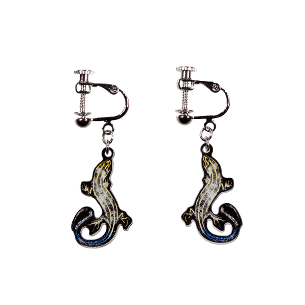 日本トカゲ/イヤリング2個セット