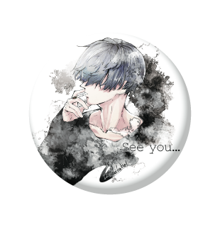 タバコ男子/小缶バッジ