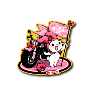 (サンリオキャラクターズ)バイクマイメロディ