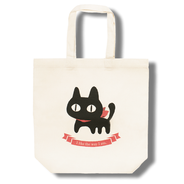 鋭目ネコ/トートバッグ