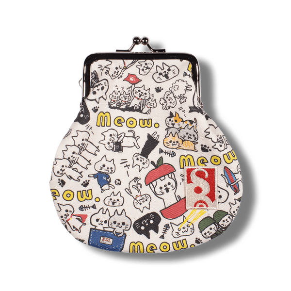 ゆるネコ集合/がま口