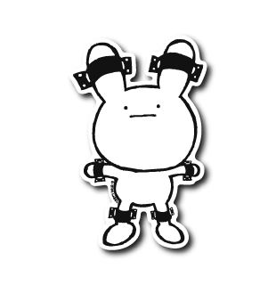 真顔拘束(ウサギ)
