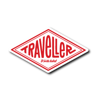 菱形TRAVELLER(赤文字)