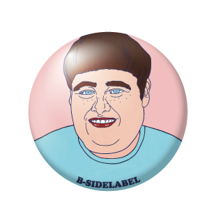 そばかす少年顔/小缶バッジ