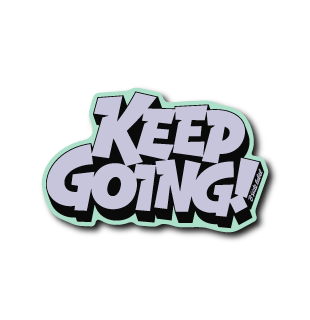 KEEP GOING!(紫文字)