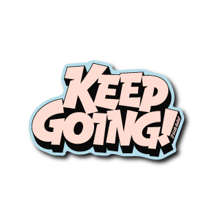 KEEP GOING!(ピンク文字)