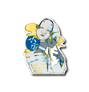お面少年(小面)
