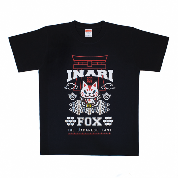 おいなり(黒)/Tシャツ