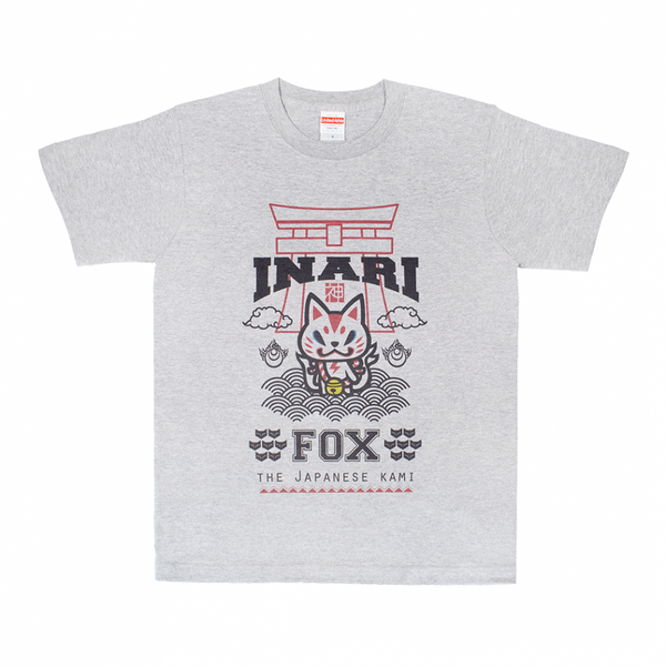 おいなり(グレー)/Tシャツ