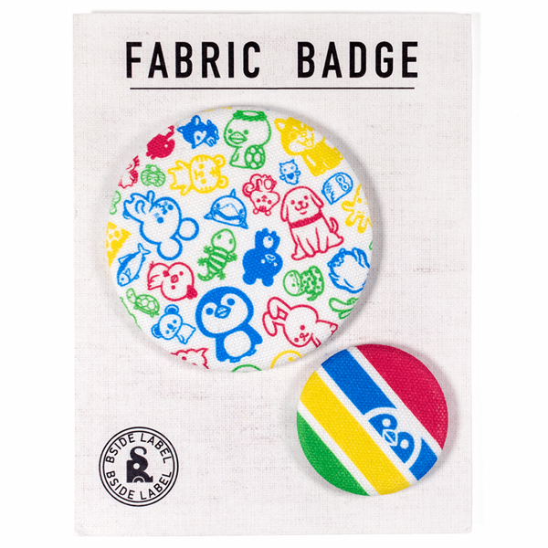 カラフル暴言/ファブリックバッジ