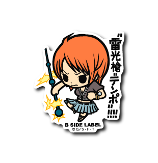 ONE PIECE NAMI B-Side Label 2.5 Art Sticker Water & UV Resistant JAPAN  Anime