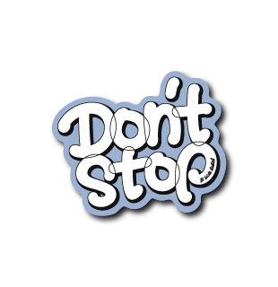 Don't stop(紫フチ)