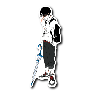 (晴雨企画)DK傘持ち