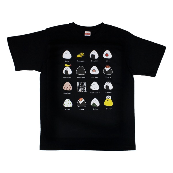 おにぎり集合(黒)/Tシャツ