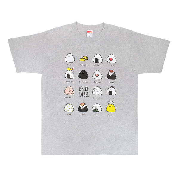 おにぎり集合(グレー)/Tシャツ