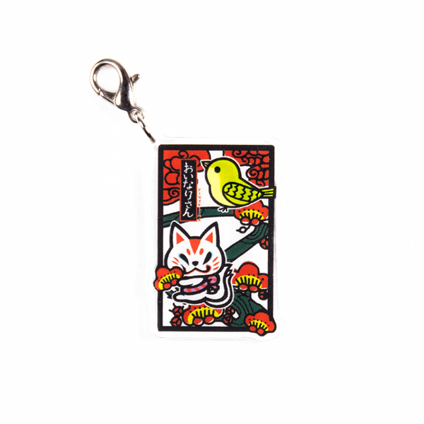 おいなり(2月梅とウグイス)/チャーム