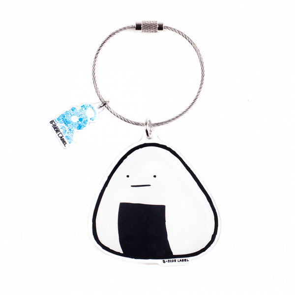 真顔おにぎり/キーリング