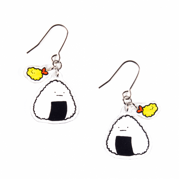 天むすおにぎり/ピアス2個セット