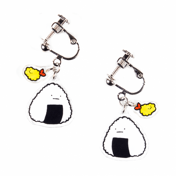 天むすおにぎり/イヤリング2個セット