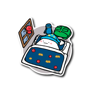 (晴雨企画)おにぎり眠れぬ前夜(漬物柄)