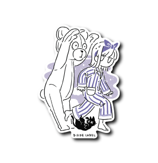 (ねむねむ企画)デフォルメ夢の中(紫)