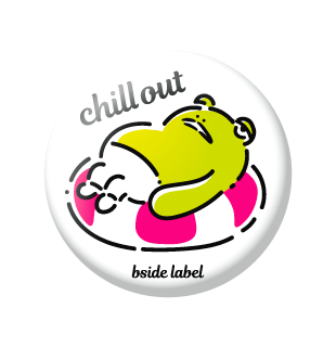 ミステリアスカエル/小缶バッジ