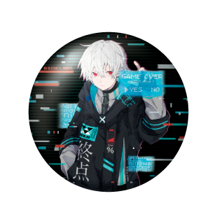 gameover/小缶バッジ