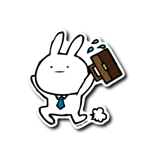 (父の日企画)真顔走りサラリーマン