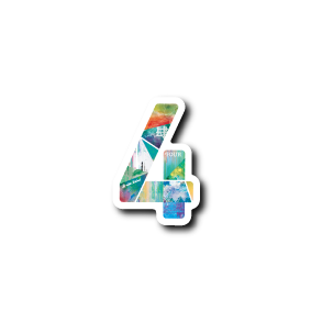 数字４