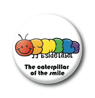 スマイル虫/小缶バッジ