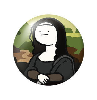 黒服/小缶バッジ