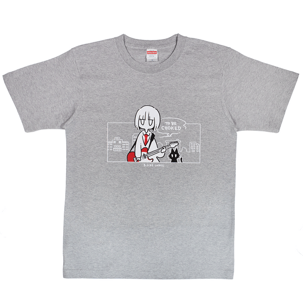 デフォルメちゃんギター(グレー)/Tシャツ