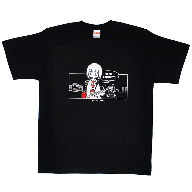 GOATBED / 『TSDGB』会場限定 ★配布CD+Tシャツ+ステッカー★ デフォルメちゃんギター(黒)/Tシャツ – B-SIDE LABEL