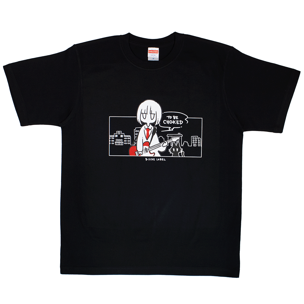 デフォルメちゃんギター(黒)/Tシャツ